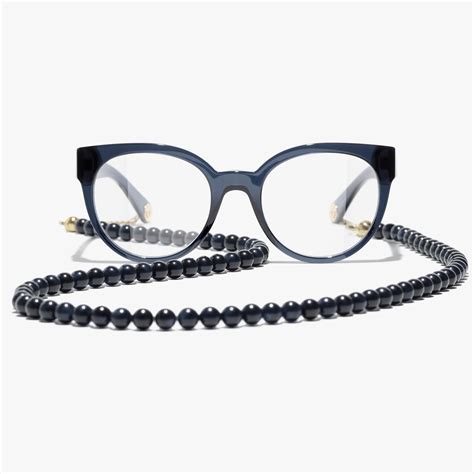 chanel glasses with pearl chain|Chanel prescription eyeglass frames.